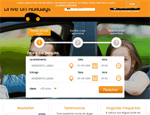 Tablet Screenshot of driveonholidays.com